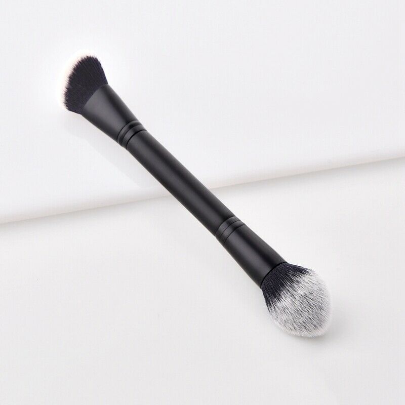 Black Brush 1Pcs Face Loose Powder Blush Makeup Brushes Wood Handle Blendin Y1J5