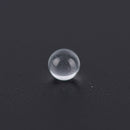 100pcs  7mm pocket outdoor hunting slingshot catapult target clear glass ball M&