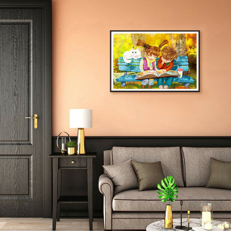 1000pcs DIY Reading Children Jigsaw Cartoon Puzzle Toys Assembling Picture