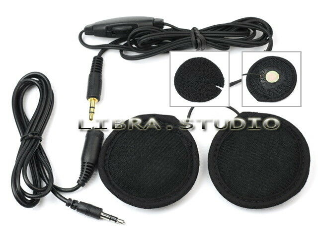 Motorbike Helmet Speakers Volume-Control for Motorcycle MP3 IPOD +Extended Line