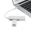 USB 3.1 Type-C to USB 3.0 3 Ports Hub Highspeed Ethernet Internet Adapter C