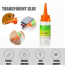 Strong Instant Super Glue Adhesive Liquid For Wood Leather 30ML Rubber