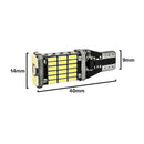 1Pcs T15 W16W 45 SMD 4014 Error Free LED Car Reverse Back 6000K Light Bulbs NEW