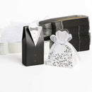 100pcs Wedding Favor Boxes Dress Tuxedo Party Candy Gift Bride Groom Shower ZET
