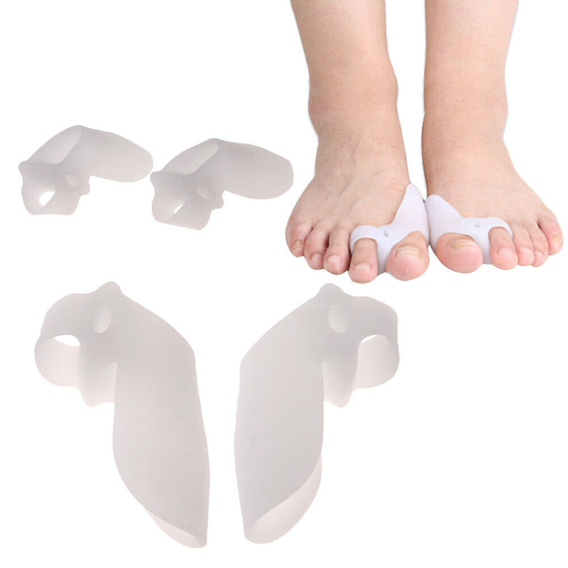 2pcs Silicone Splint Big Toe Separator Overlapping Spreader Protection