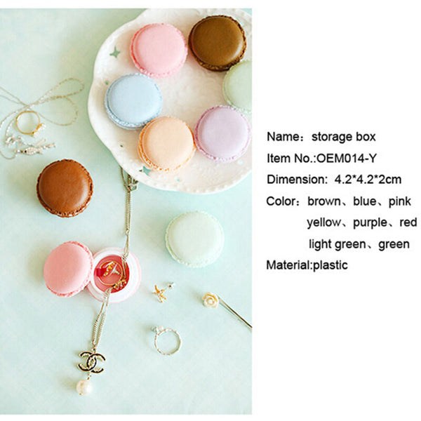 Cute Mini Pill Box Candy Color For Jewelry Earring Box Outing Storage Boxes S Vh