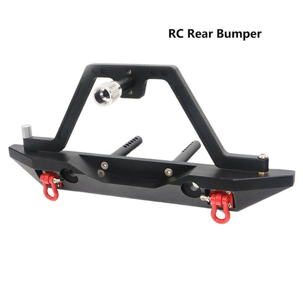 1/10 RC Metal Rear Bumper with Spare Tire Carrier for Axial SCX10 90046