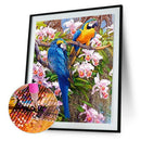 Two Parrot 5D DIY Diamond Painting Cross Stitch Embroidery Home Decor Craft