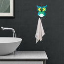 3pcs Wall Hook Cute Owl Clothes Hanging Key Holder Home Decor Iron Art Gift
