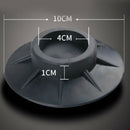 4Pcs Floor Mat Elasticity Black Protectors Furniture Anti Vibration Rubber