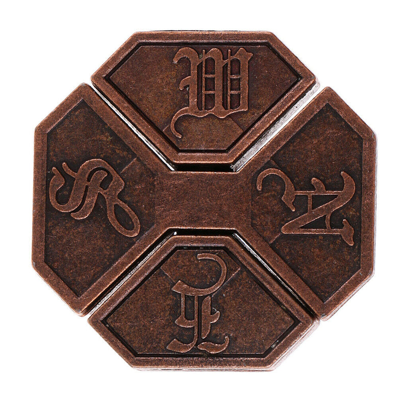 Box Lock Puzzle Classic Metal Brain Teaser IQ Test Toys Mind Game (Level 1)