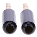 2pcs 3.5mm 3-Pole Male Audio Jack Plug Stereo Headphone DIY Connectors A