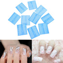 48 Sheets Flowers Lace Nail Art Water Transfer Decals Stickers White Decor  OZ