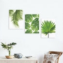 Unframed Modern Art Canvas Oil Painting Green Palm Leaf Print Wall Decor L