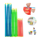 8PCS Useful Plastic Bag Clip Seal Stick Storage Bar Storage Bag Sealer  OZ