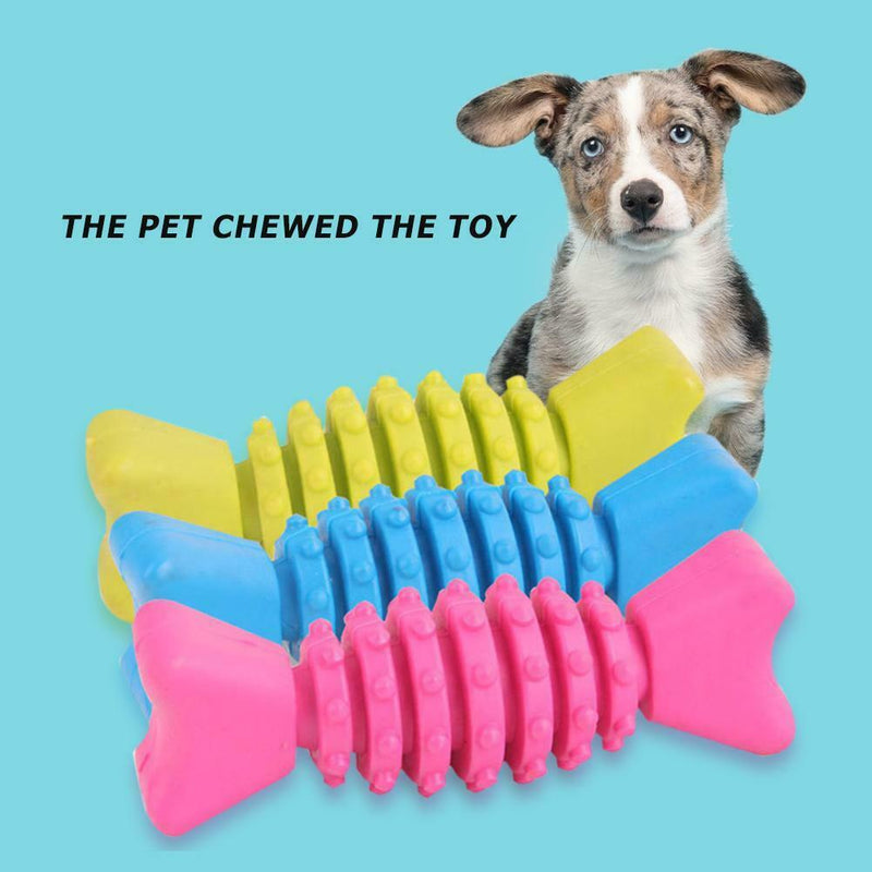 Pet Dog Chicken Molar Toys Rubber Interactive Clean Teeth Chew Dog Supplies