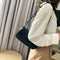 Retro Alligator PU Women Handbag Tote Street Underarm Shoulder Bag (Black)