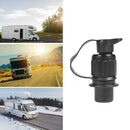 3 Pin 12V EU Waterproof Cable Connector Socket Plug Adapter for Trailer Caravan
