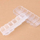 12-Compartment Empty Storage Case Box for Nail Art Glitter Rhinestones Craf A5K8