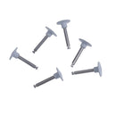 6x Dental Lab Product Dental Care Polishing Prophy Brush White Nylon FLat Type3c
