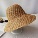 Fashion Lady Straw Hat Women Summer Sun Visor Sunhat Floppy Bucket Cap Fema