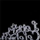 1pc lets celebrate letters scrapbooking photo album Metal Stencil cutting diecvv
