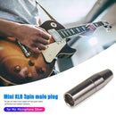 1pcs/2pcs/5pcs Mini 3 Pin XLR Male Connector Audio Plug Adapter for Microphone
