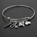 Nurse Cap Stethoscope Commemorative Adjustable Bracelet Ornament Gift HFB Gw