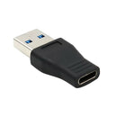 USB A Male to USB Type-C Female Elbow Plug Adapter Converter