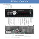 Single 1Din Car Stereo MP3 Music Player FM Radio AUX TF Card USB U Disk w/ RC