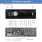 Single 1Din Car Stereo MP3 Music Player FM Radio AUX TF Card USB U Disk w/ RC