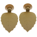 2 x Turtle Platform with Suction Cup Leaf Shape - Decorative Reptile Frog Pier