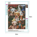 5D DIY Full Drill Diamond Painting Dog Cross Stitch Embroidery Mosaic Kit