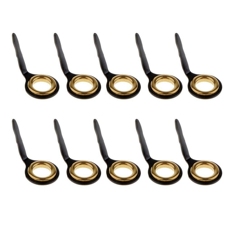40pcs Stainless Steel Fishing Rod Guides Tips Top for Rod Building Repair