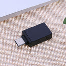 Aluminum Alloy USB3.1 Type-C to USB3.0 OTG Converter Adapter (Black)