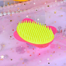 1pc girls rose plastic shampoo washing hair massager comb scalp shower brush MO