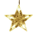 LED Twinkle Moon Star Window Curtain Fairy Lights Display Warm White Romantic
