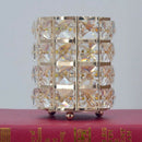 Decorative Crystal Jar Bottle For Dresser Rock Crystal Pen Container Orname