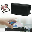 80 Sleeve CD DVD Blu Ray Disc Carry Case Holder Bag Wallet Storage Ring Binder U