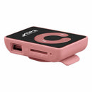 Mini Mirror Clip USB Digital Mp3 Music Player Support 8GB SD TF Card Pink