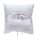 Embroidered Lace Ribbons Ring Pillow Cushion Wedding Decoration Supplies