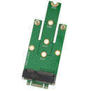 mSATA Mini PCI-E 3.0 SSD to NGFF M.2 B-Key SATA Adapter Card Converter