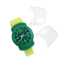 Creative Grinder Cartoon Watches Sliced Pencil Sharpener With Erasers Brush 1Pc