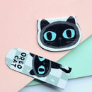 Cute Black Cat Magnetic Bookmark Paper Clip Bookmark School Office Supply Pro 1x