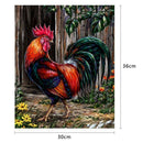 5D DIY Full Drill Diamond Painting Cock Animal Cross Stitch Embroidery Kits