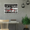 5D DIY Diamond Painting Retro Motorcycle Full Drill Embroidery Home Picture