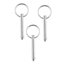 3Pcs 5*51mm Stainless S Spring Quick Release Pin for Boat Top Deck Hinge