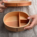Wooden 1 Tier Lunch Box Food Container With Lid