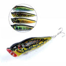 4X Colorful 9.5cm/12g Fishing Lure Mini Fish Lure Trout Bass Crank Bait Tac C2F2