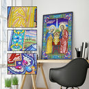 5D DIY Special Shaped Diamond Painting Religious Embroidery Kit Home Decor